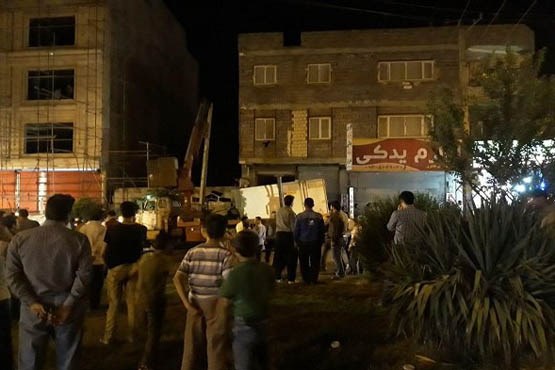 تصادف خونین کامیون حامل مواد منفجره در اسدآباد