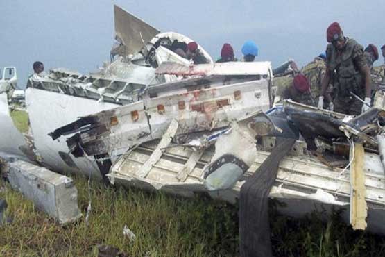سقوط هواپیمای نظامی در کنگو