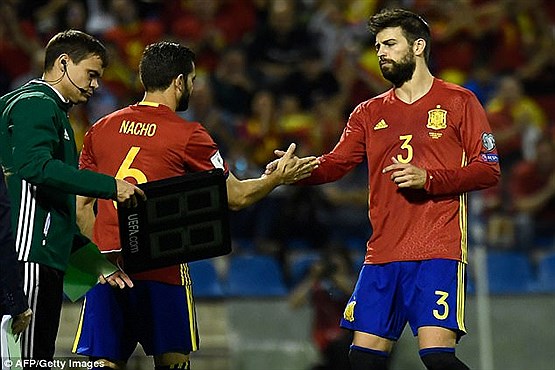 تلخ ترین شب پیکه در تیم ملی اسپانیا +عکس