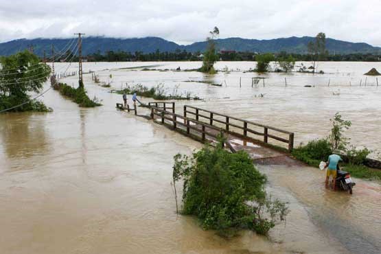 37 کشته  بر اثر توفان و رانش زمین در ویتنام