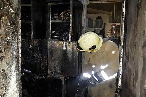 انفجار گاز در ساختمان مسکونی / زن و شوهر سوختند