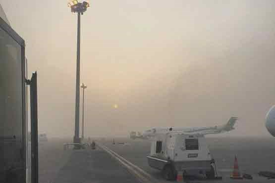 لغو پروازهای بغداد و نجف/ مشکلات تنفسی زائرین بر اثر گرد و خاک