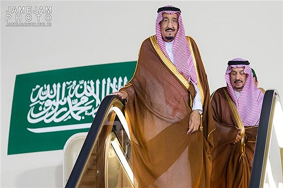 سفر پادشاه عربستان از مدینه به ریاض