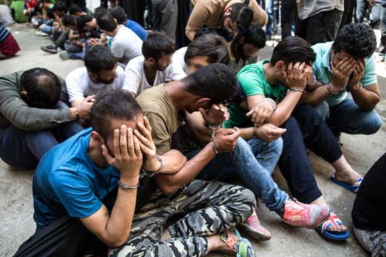 بازداشت ۳۲۰ نفر از اوباش در عملیات پلیس تهران