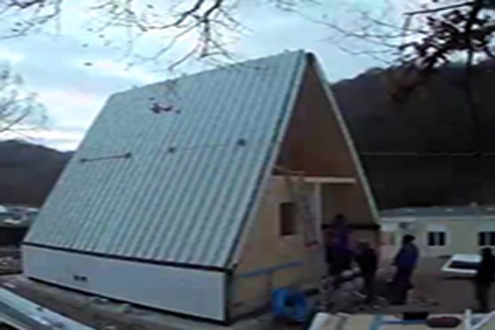 ساخت خانه در 6 ساعت برای استفاده در مناطق زلزله زده