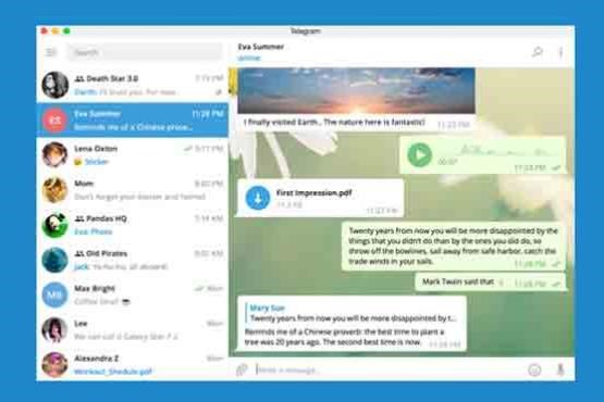 نسخه‌ آلفای تلگرام دسکتاپ منتشر شد: پیام‌های پین‌ شده و منوی میانبر پروفایل  +( اسکرین شات + لینک دانلود)