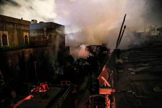 آتش‌ سوزی انبار چوب در چهاردانگه