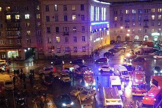 9 مصدوم در انفجار شهر سن پترزبورگ روسیه
