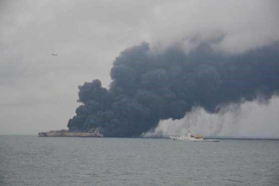 اولین جسد حادثه برخورد دو کشتی ایرانی و چینی پیدا شد