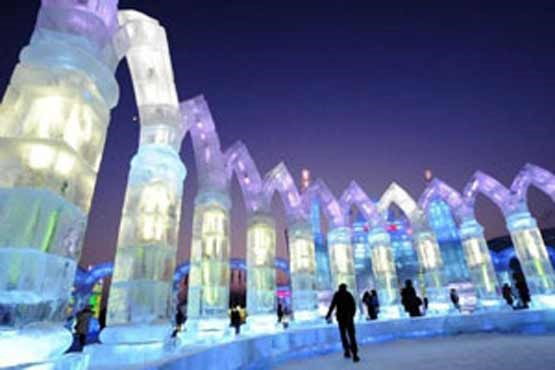 آثار تاریخی ایران در جشنواره مجسمه یخی روسیه