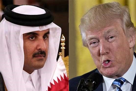 گفتگوی تلفنی ترامپ با امیر قطر