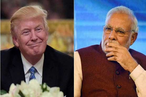ترامپ ادای لهجه نخست وزیر هند را در می آورد