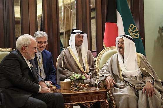 ظریف با امیر کویت دیدار کرد