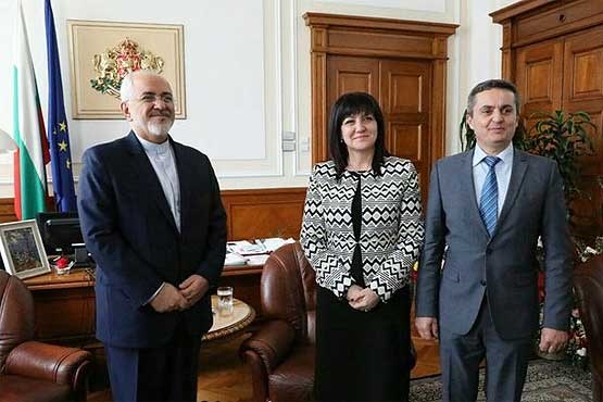 دیدار ظریف با رئیس مجلس بلغارستان