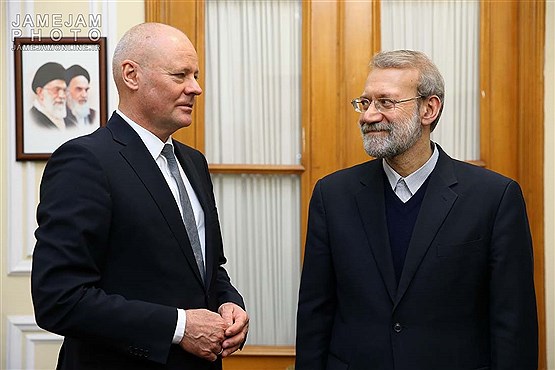 دیدار سفیر آلمان با رئیس مجلس شورای اسلامی‎