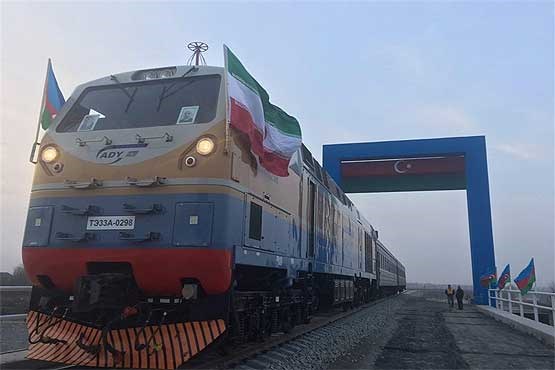 افتتاح خط آهن آستارا - آستارا با حضور رؤسای جمهور ایران و آذربایجان