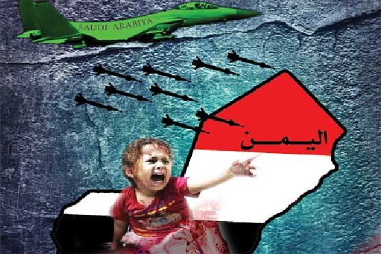 بمباران شبانه‌روزی یمن و ادعای مدافع حقوق بشر!