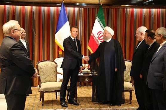 توافق روسای جمهور ایران و فرانسه بر لزوم همکاری جهت حفظ برجام