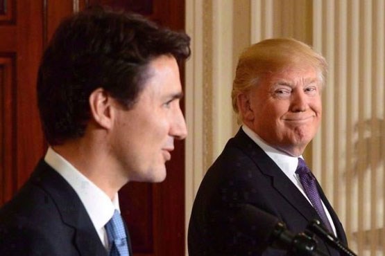 نخست وزیر کانادا ترامپ را له کرد! (عکس)