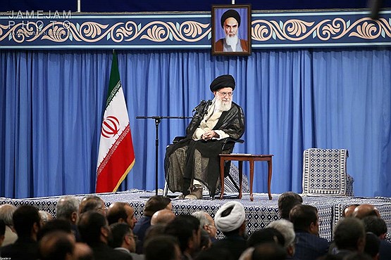 دیدار جمعی از استادان، نخبگان و پژوهشگران دانشگاه‌ها با رهبر انقلاب
