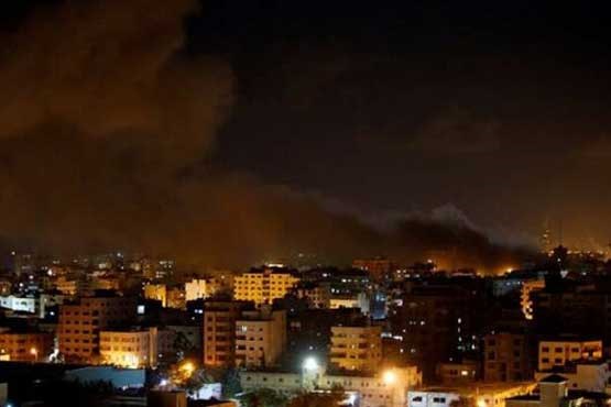 حمله جنگنده‌های اسرائیلی علیه پایگاه‌های حماس
