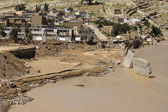 آسیب‌ به 90 روستای لرستان بر اثر سیل و رانش
