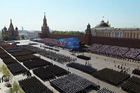رژه روز پیروزی با پیشرفته ترین سلاح ها در مسکو  برگزار شد