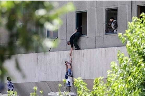 کودک حادثه تروریستی مجلس کجاست؟ +عکس
