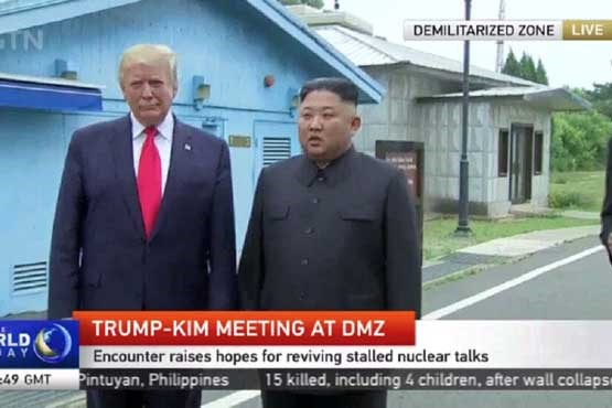 ترامپ وارد کره شمالی شد