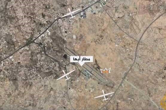 حمله مجدد پهپادهای انصارالله به فرودگاه ابها