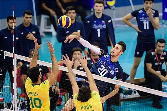 والیبال جوانان جهان ؛ برتری مقتدرانه ایران مقابل برزیل