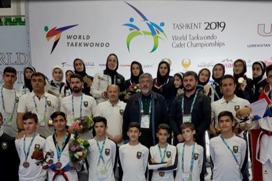 شاهکار دختران تکواندو ایران با کسب عنوان قهرمانی جهان