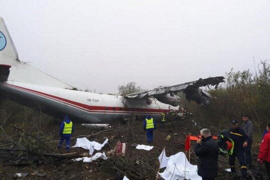 فرود مرگبار هواپیما در اوکراین