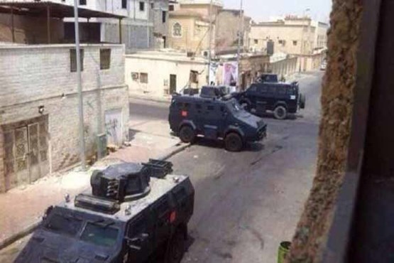یورش خودروهای زرهی عربستان به شهر شیعه‌نشین «العوامیه»