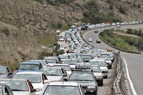 اعمال محدودیت ترافیکی در محورهای تهران - شمال