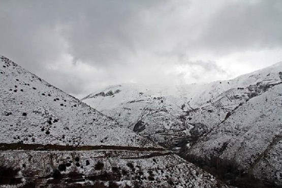 بارش برف در ارتفاعات البرز مرکزی / کاهش دما در برخی مناطق کشور