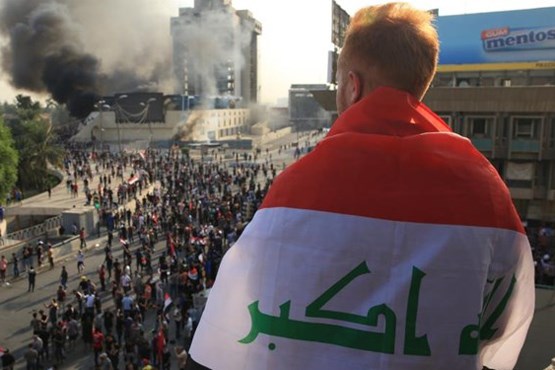آغاز دور دوم اعتراض‌ها در عراق؛ بازداشت یک نفوذی مسلح +فیلم