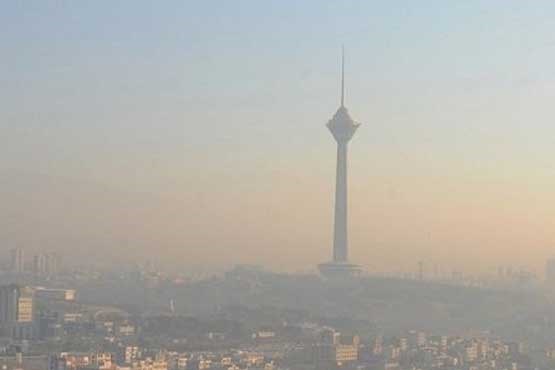 پایداری هوای آلوده در آسمان تهران