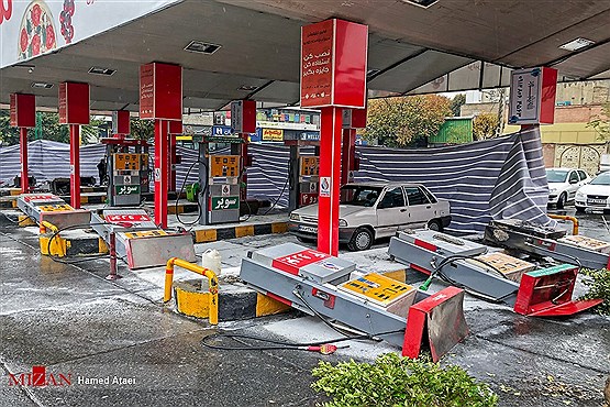 اغتشاشات اشرار به بهانه اعلام نرخ جدید بنزین در مناطقی از تهران