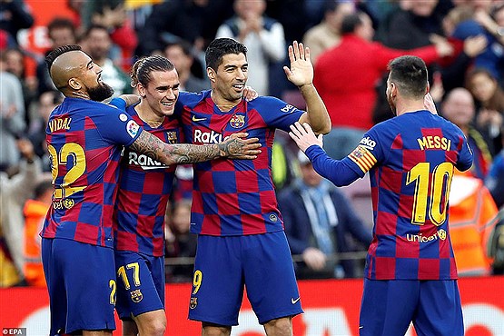 رکورد فوق العاده ای که بارسلونا در سال 2019 ثبت کرد
