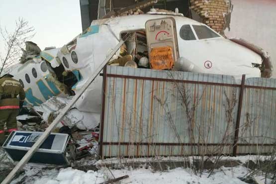 سقوط مرگبار هواپیما در قزاقستان