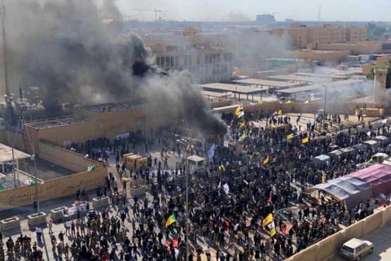 محافظان سفارت آمریکا بیش از 60 معترض عراقی را مجروح کردند