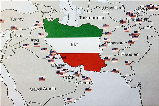 پایگاه های نظامی آمریکا در خاورمیانه چقدر با تهران فاصله دارند؟