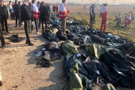 ۱۲۴ نفر از قربانیان سقوط هواپیمای اوکراینی شناسایی شدند