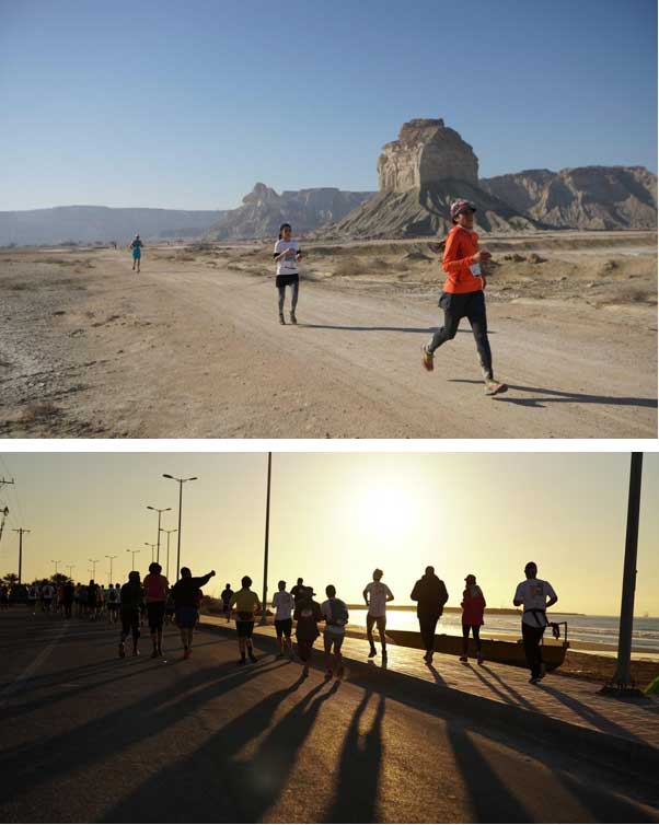 هیجان ماراتن در ژئو پارک قشم هیجان ماراتن در ژئو پارک قشم