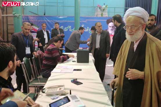 حضور جمعی از مسئولین در انتخابات مجلس و خبرگان رهبری در جماران (+تصاویر)