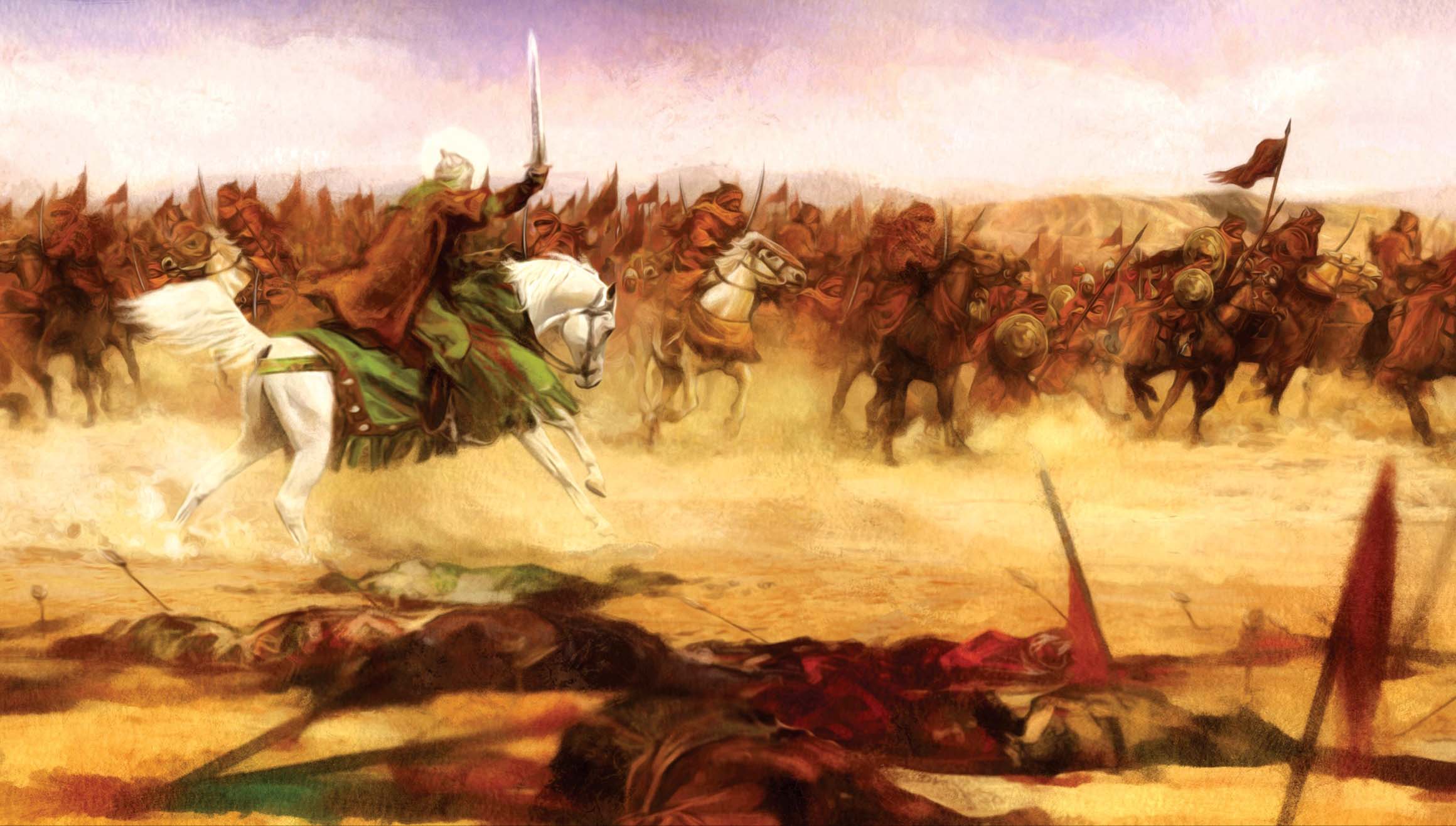 رفتار حضرت حسین(ع)  نسبت به خانواده و فرزندان در لحظه وداع