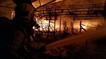 گاراژ چهار هزار متری جنوب تهران در آتش سوخت