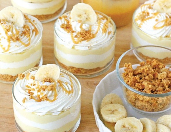 طرز تهیه دسر موس موز طرز تهیه دسر موس موز