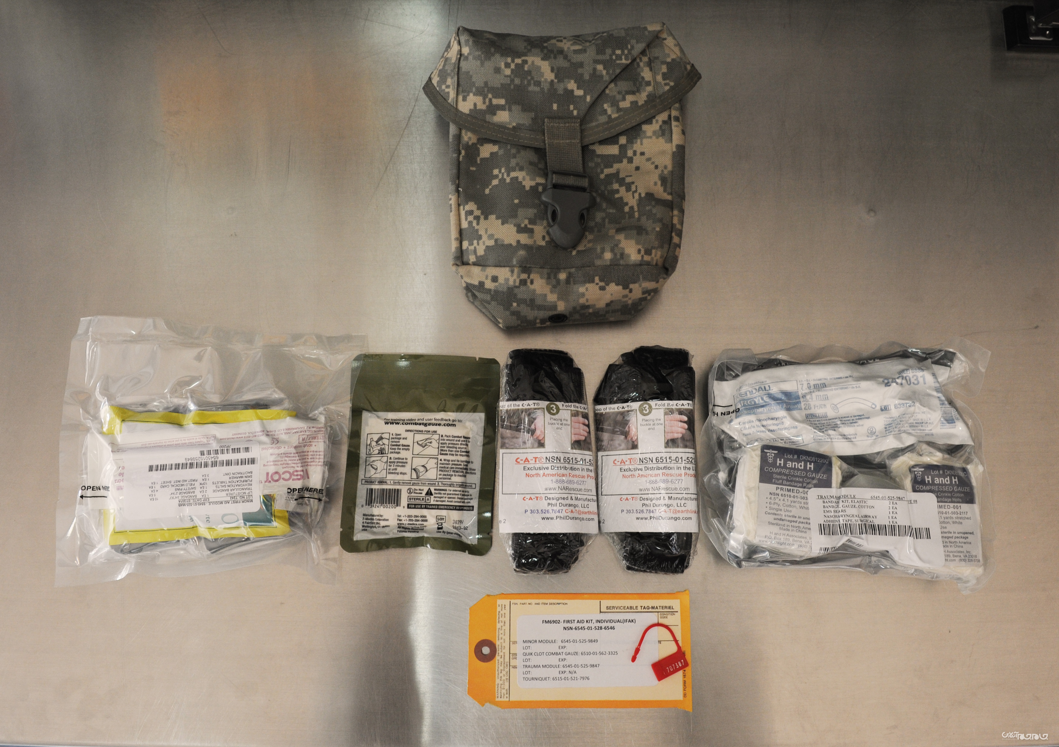 IFAK یا کیت کمک های اولیه فردی نظامی چیست؟+عکس